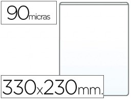 Funda portadocumento Q-Connect Folio PVC 90µ con uñero